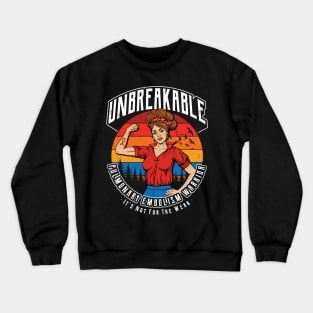 Unbreakable Pulmonary Embolism Warrior Crewneck Sweatshirt